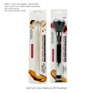 Vỉ khay sử dụng các rõ ràng PVC/vật nuôi chất liệu cho trang điểm bàn chải vỏ sò bao bì vỉ cho trang điểm bàn chải - Product Image 1