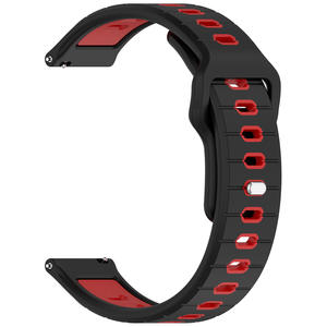 Bracelet en silicone Gligle 20/22 mm, style sport tendance, boucle à pression, pour montre Huami <span class=keywords><strong>Amazfit</strong></span> Helio - Product Image 6