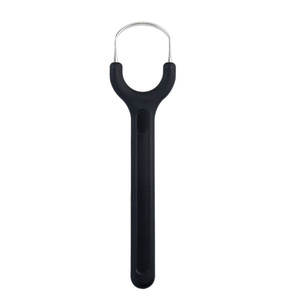 Hochwertiger U-förmiger Zungen schaber aus Edelstahl metall entfernt Mundgeruch und reinigt die Zunge - Product Image 5