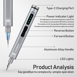 <span class=keywords><strong>Tournevis</strong></span> électrique en aluminium 69 en 1 Poignée de chargement Jeu de <span class=keywords><strong>tournevis</strong></span> électrique de précision <span class=keywords><strong>multi</strong></span>-embouts magnétiques Set d'outils pour ordinateur portable - Product Image 2