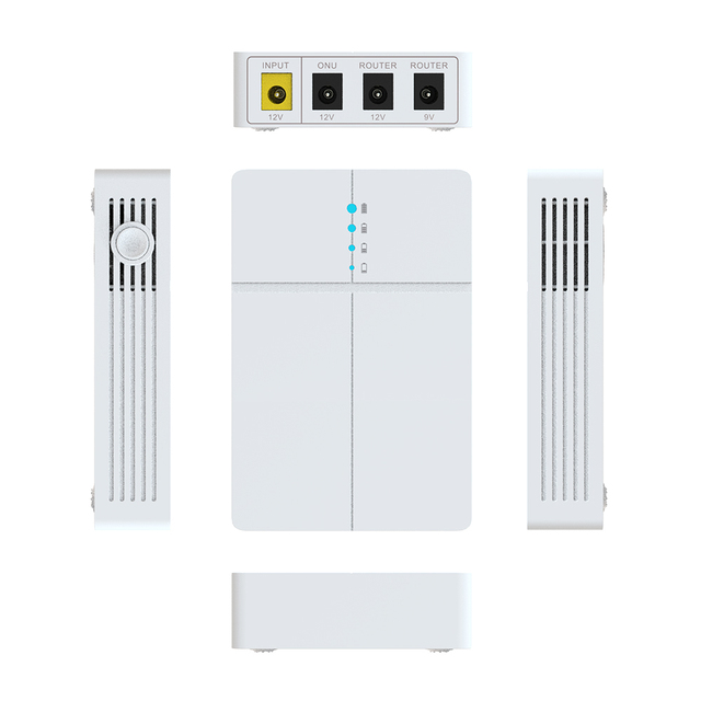 WGP 12V Lithium Battery DC Mini UPS for ONU Modems & WiFi Router (UPS301)-6H Backup