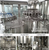 Ligne de Production Entièrement Automatique à Haute Vitesse pour Eau Minérale Potable 500ml, 12000 Bouteilles par Heure, Projet Complet Pneumatique Z, Sally Chine