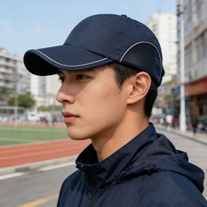 Customized 6-Panel Baseball Classic Unisex Snapback <strong>Hat</strong> for Men <strong>Women</strong> Dad <strong>Hat</strong> Casual Street Solid Color Sports <strong>Runner</strong> Cap - Product Image 3