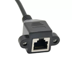 Câble Réseau Ethernet Cat 6 RJ45 Mâle vers Femelle Blindé avec Fixation par Vis pour Routeur - Product Image 4