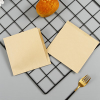 Sac en papier kraft extra épais résistant à la graisse, de qualité alimentaire, pochette triangulaire à emporter pour collations, beignets, boulangerie, vente en gros