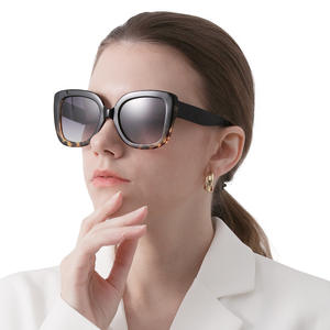 Gafas de sol negras estilo ojo de gato para mujer, protección UV400, montura de PC, estilo urbano a la moda, protección solar, para viajes y conducción - Product Image 2