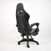 Silla Profesional para Deportes Electrónicos, Silla de Cuero Reclinable para PC con Reposacabezas y Reposabrazos Ajustables, Silla para Juegos de Computadora
