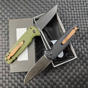 Coltello Pieghevole Stile BM4300 con Lama 9Cr14MoV e Manico G10, Strumento Tattico per Campeggio, Caccia, EDC, OEM, Fai-da-Te - Product Image 4