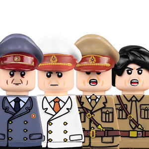 MOC WW2 militari soldati tedeschi ufficiale Mini <span class=keywords><strong>Action</strong></span> <span class=keywords><strong>figure</strong></span> mattoncini mattoncini - Product Image 1