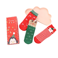 Chaussettes d'hiver épaisses et chaudes en tricot pour enfants, style Terry Fuzzy, pour Halloween et Noël