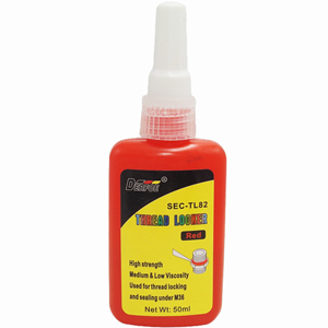 Adesivo Anaerobico ad Alta Resistenza per Viti, Bulloni e Dadi, Agente Sigillante per Metallo, Rosso 10ml 50ml - Product Image 1