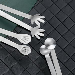 Mini Kreative Edelstahl-Küchenzange mit Verbundgriff, Nachhaltig, Spülmaschinen- und Mikrowellenfest, für Kuchen- und Snack-Handling - Product Image 3