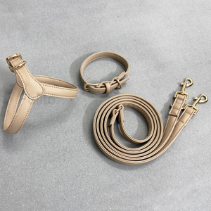 Arnés de Lujo para Mascotas, Diseño de Alta Gama, en Cuero <span class=keywords><strong>PU</strong></span>, Conjunto de Arnés y Correa para el Pecho, Resistente, para Perros Pequeños, Medianos y Grandes - Product Image 6