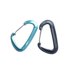 Aluminum Alloy Carabiner D Shape Safety Hook Outdoor Climbing Keychain Attachment Multi Functional Use - Product Image 1