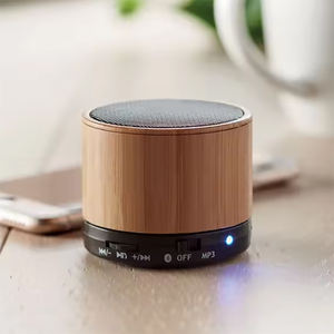 2024 haut-parleur en bois écologique Mini micro-haut-parleur sans fil avec haut-parleurs personnalisés portables mains libres <span class=keywords><strong>Port</strong></span> TF - Product Image 5