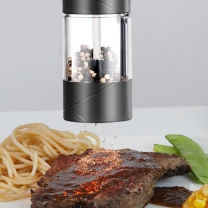 Latest Type-C Electric USB Rechargeable Salt and <b>Pepper</b> Mill <b>Grinder</b> Set with Led Light - Product Image 3