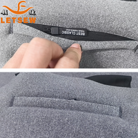 LETSEW Nouvelle machine automatique de surpiqûre de poches à commande PLC par laser pour la production de vêtements en tissu composite épaissi doublé polaire