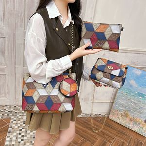 Bolsos de Mujer Recién Llegados, Estilo Retro, Bolsos de Mujer de Cuero PU a la Moda, Bolsos Cruzados de Mujer con Costuras de Color - Product Image 6