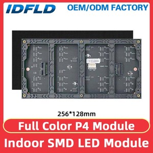 Đầy đủ màu sắc P4 Màn hình hiển thị <span class=keywords><strong>LED</strong></span> RGB hub75 SMD Module <span class=keywords><strong>LED</strong></span> kỹ thuật số dấu hiệu trong nhà <span class=keywords><strong>LED</strong></span> bức tường Video màn hình lớn đơn vị Hội Đồng Quản Trị 256*128 Mét - Product Image 2