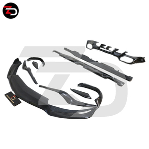 Venta caliente ZD estilo fibra de carbono Kit de carrocería para <span class=keywords><strong>AMG</strong></span> GT GTS <span class=keywords><strong>GTC</strong></span> 2017-2021 con Spoiler delantero labio trasero falda lateral labios ala - Product Image 6