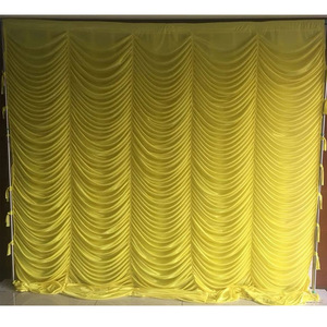 SPR su misura romantici scenografia tessuto matrimonio <span class=keywords><strong>rosa</strong></span> blu sfondo <span class=keywords><strong>tende</strong></span> per matrimoni luccicante paillettes bianco ghiaccio drappo di seta - Product Image 2