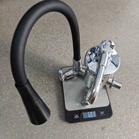 Robinet de cuisine universel ABS moderne pour l'Amérique du Sud et le Brésil, à double poignée et bec, purificateur d'eau mural