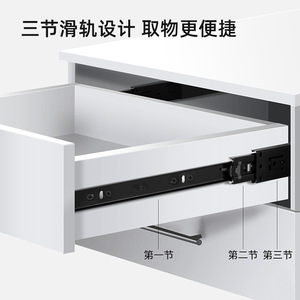 <b>Drawer</b> <b>Slides</b> 36 In 2.0 Mm Thick Cold Rolled Steel Soft Closing For Furniture <b>Drawers</b> Cabinet Wardrobe Hardware - Product Image 3