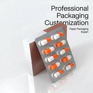 Boîte d'emballage en papier pharmaceutique avec logo personnalisé imprimé |   Boîte à médicaments en carton écologique, fabrication OEM, vente en gros, Selangor - Product Image 1