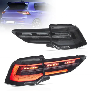 Feux arrière à LED 20-24 pour VW Golf MK8 2020-2024 avec <span class=keywords><strong>clignotant</strong></span> séquentiel L+R avec <span class=keywords><strong>clignotant</strong></span> ambre séquentiel - Product Image 2