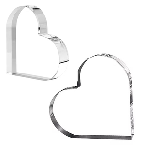 Chất lượng cao lucite trống hình trái tim tự làm cho mình giải thưởng mảng bám Tabletop rõ ràng <span class=keywords><strong>Acrylic</strong></span> Khối quà Tặng bán buôn - Product Image 1