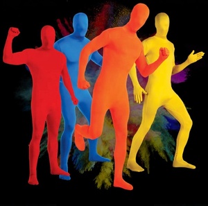 Traje de piel personalizada para adulto, mono <span class=keywords><strong>Invisible</strong></span> ajustado para fiesta de carnaval, Bar, Halloween - Product Image 1