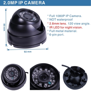 Cámara para Camión/Auto Joinlgo OEM 1080P NTSC/PAL AHD, Luces IR SMD para Visión Nocturna. Carcasa Metálica Completa No Impermeable para DVR Móvil - Product Image 3