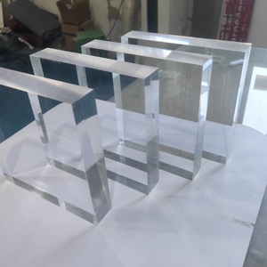Jingruite 50MM dikte heldere acryl blok voor op maat gemaakte aquariumwanden |   Hoog slagvast gegoten PMMA plaat - Product Image 1