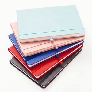 Vegan Leather <b>Cute</b> School Wholesale A4 Soft Cover Custom Journal Kraft PU Glue Binding <b>Notebook</b> - Product Image 1