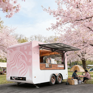 Carrito de Comida Móvil Multifuncional con Cocina Personalizable para Crepas, Waffles, Pizzas, Hot Dogs y Café Helado en Venta - Product Image 1