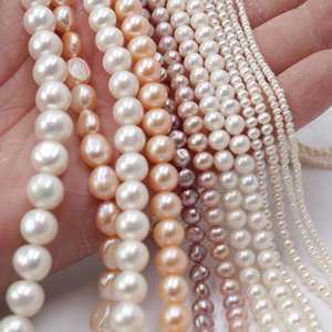 2-<strong>11mm</strong> Fresh Water Pearl Necklace <strong>Bracelet</strong> Chain Strand,loose <strong>Beads</strong> Natural Fresh Water Real Pearl <strong>Beads</strong> Strand - Product Image 3