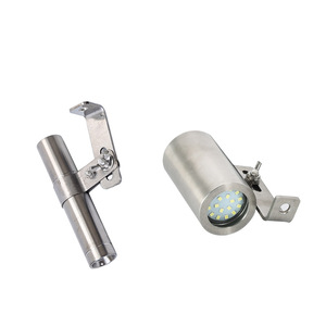 ขายึดกระจกมองระดับแบบหน้าแปลนสแตนเลส ไฟ LED สีขาว 24V 220V ใช้พลังงานแบตเตอรี่ ไฟฉาย อุปกรณ์ไฟแสดงสถานะ - Product Image 2