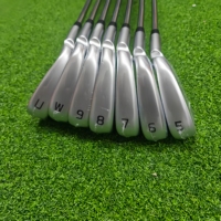 Ensemble de fers de golf forgés pour droitiers avec poignées en caoutchouc pour hommes