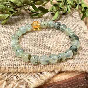 Pulsera de Piedra Natural con Cuentas de Vidrio Coloridas, Paz Interior, Alta Calidad, Pedido Mínimo Bajo, Fabricación Personalizada - Product Image 1
