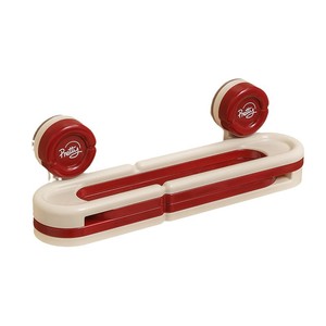 Estante de almacenamiento de 3 niveles con ventosas para zapatillas de baño Xinzao, duradero, para zapatos y toallas - Product Image 5