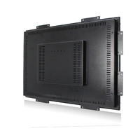 Écran tactile capacitif industriel encastré avec boîtier métallique, écran LCD 21,5 pouces, cadre ouvert, avec USB RS232