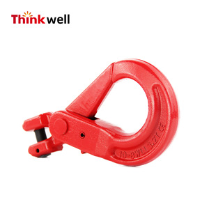 Crochet de sécurité autobloquant Thinkwell G80 3,2T en acier allié thermolaqué pour levage et hissage - Product Image 1
