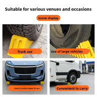 Pare-chocs de stationnement Renda de qualité professionnelle en PVC et caoutchouc, limiteur de stationnement portable, modèle ZTQ pour utilisation au sol automobile