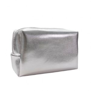 Fashion Leather Cosmetic Bag Water-proof Portable PU Makeup Bag Packaging <b>Scrub</b> Zipper for Washing - Product Image 4