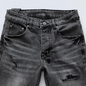 Boys Denim <strong>Jeans</strong> Ready to Ship Man Designer Stacked <strong>Men</strong> <strong>Jeans</strong> Distressed Oversize Gray <strong>Men</strong> <strong>s</strong> Slim <strong>Jean</strong> - Product Image 2