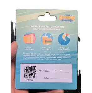 Gift card impressão personalizada com barcode