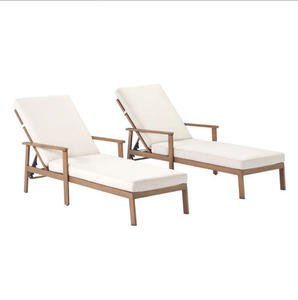 STG Chaise longue européenne <span class=keywords><strong>et</strong></span> américaine, réglable <span class=keywords><strong>en</strong></span> hauteur, légère, avec cadre <span class=keywords><strong>en</strong></span> <span class=keywords><strong>aluminium</strong></span>, écologique, portable <span class=keywords><strong>et</strong></span> pliable - Product Image 2