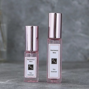 Flacone di Profumo in Vetro Rosa Rettangolare Personalizzato da 10ml 20ml 30ml con Tappo Rosa - Product Image 5