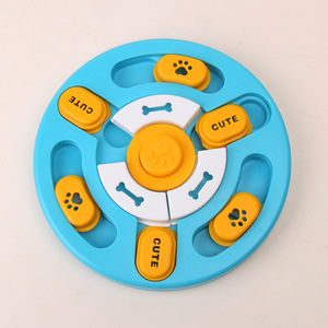 Jouet interactif pour chien de luxe, puzzle pour chien, distributeur de friandises lent, forme de <span class=keywords><strong>pizza</strong></span> antidérapante, jouets pour chien, distributeur de friandises lent - Product Image 1