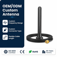Antena 5G 4G LTE de 700-5800MHz de Alta Ganancia con Base Magnética y Conector Roscado para Router, Compatible con Personalización OEM